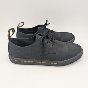 Doc Dr. Martens Women's Santanita Black Canvas Sneakers Shoes US 7L Y2K Skater